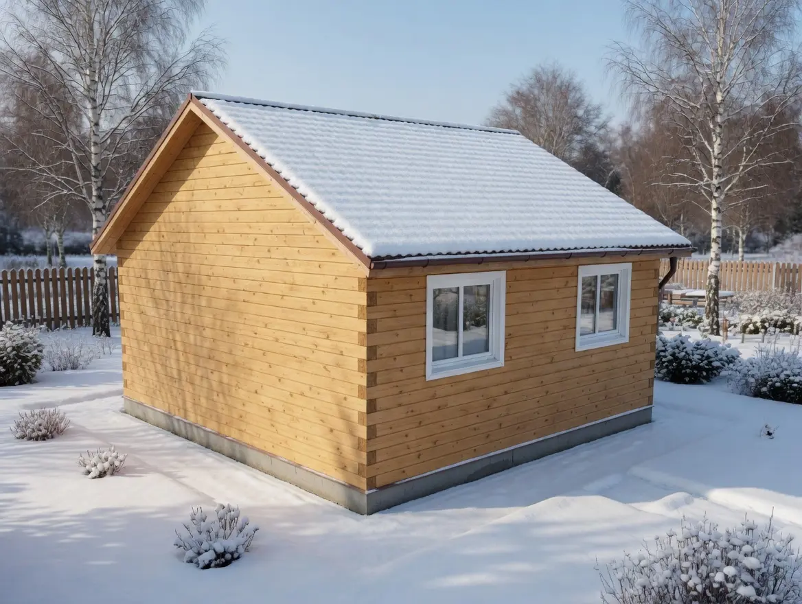 Дом из строганного бруса 6×6 м