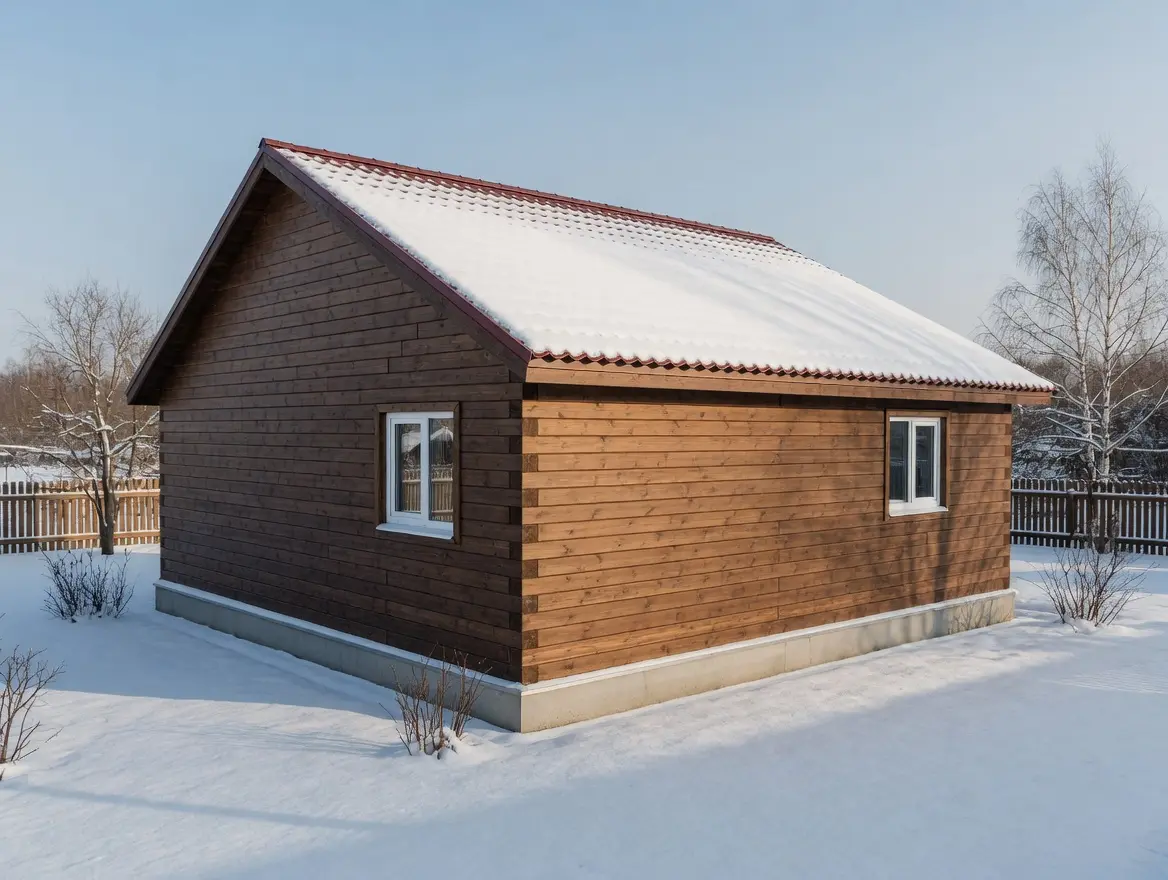 Дом из строганного бруса 8×8 м