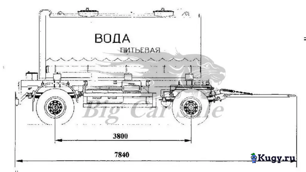 Прицеп-водовоз НЕФАЗ 8602-0000010-04