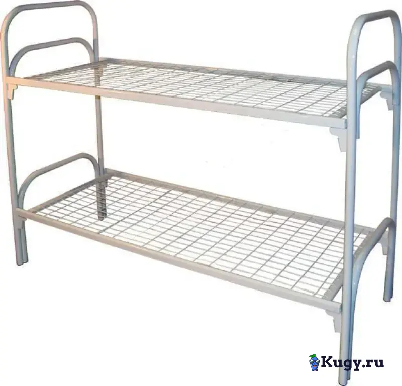 Многоярусные кровати металлические с лестницами