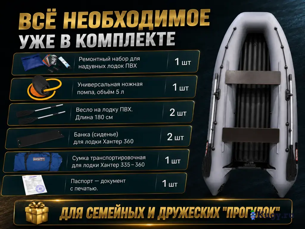 Моторная лодка Хантер 360 А