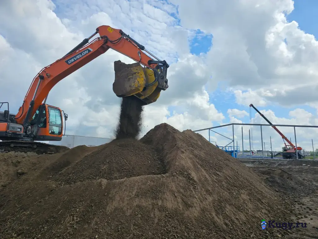 Просеивающий ковш для грунта