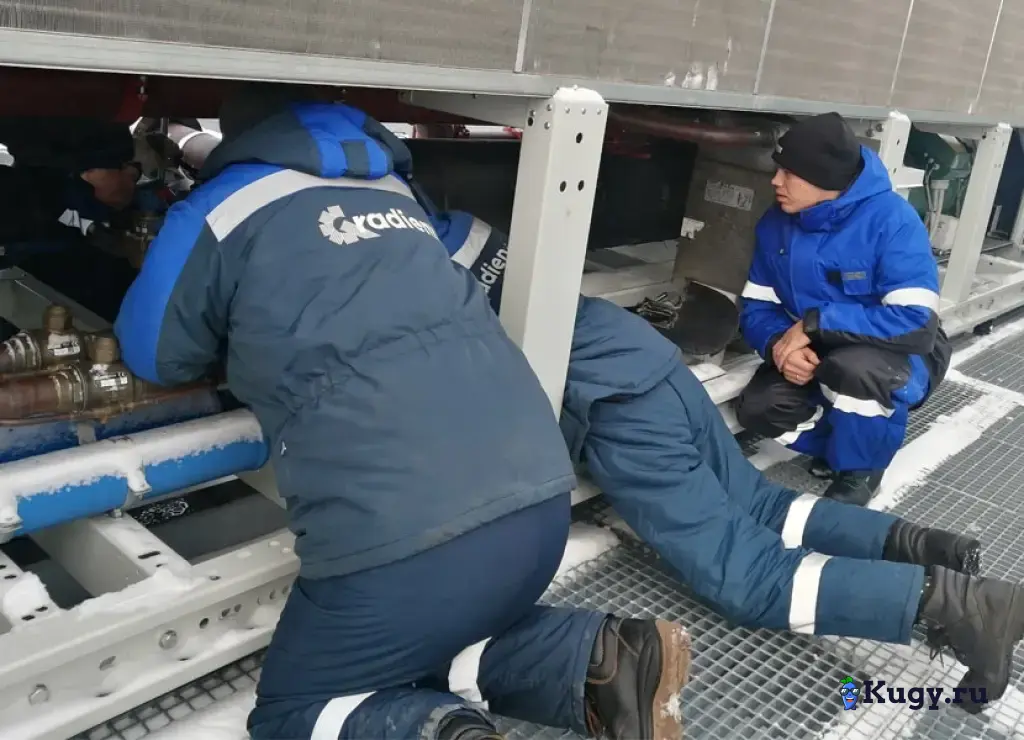 Замена кожухотрубного испарителя на чиллере под ключ от СК Градиент