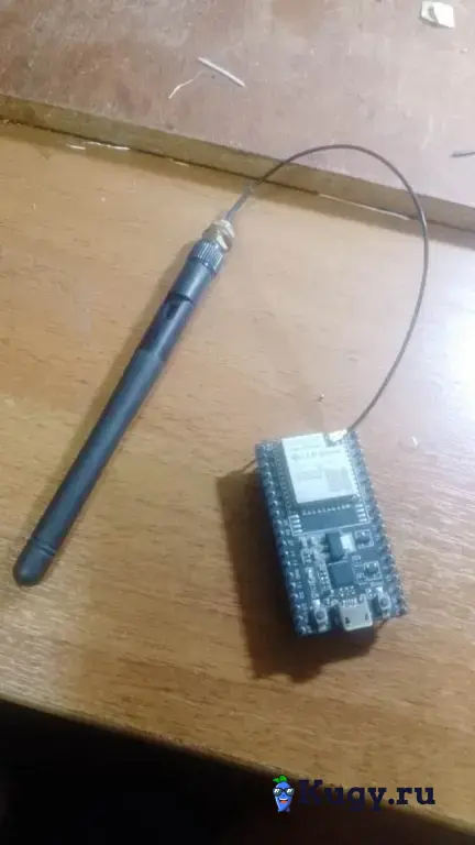 ESP32-wroom-32u с внешней антенной