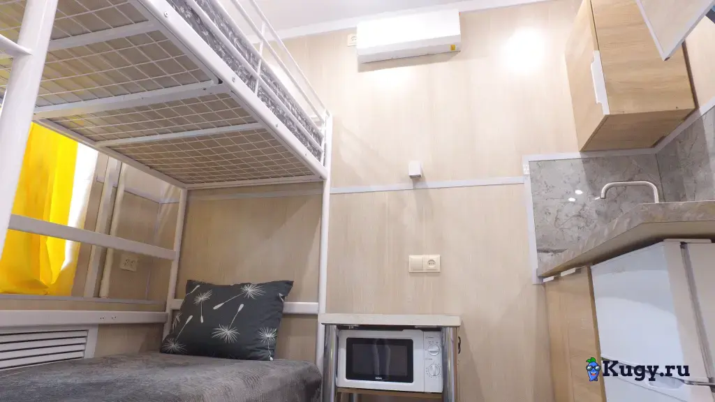 Квартира 11 м², Студия, 2 кровати