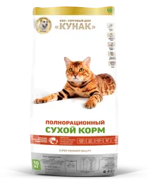 KUNAK Индейка и рис — для кошек с чувствительным пищеварением — упаковка, фото производителя