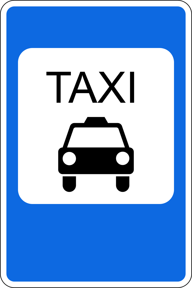 5.14. “Taksi to‘xtab turish joyi”.