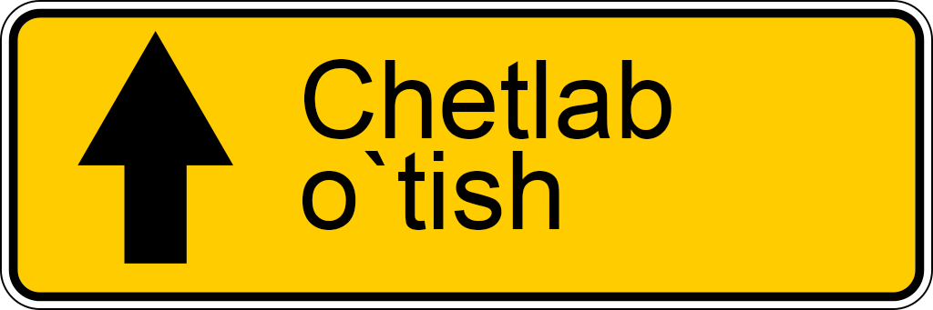5.32.1 Chetlab o’tish yo’nalishi