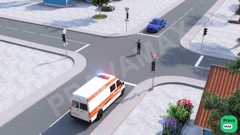 Mayoqchasi yoqilgan transport vositasiga harakatni to‘g‘riga davom ettirishga ruxsat beriladimi?