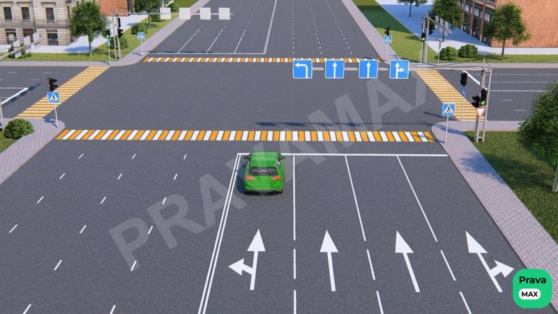 Ushbu transport vositasi qaysi yo‘nalishda harakatlanishiga ruxsat etiladi?