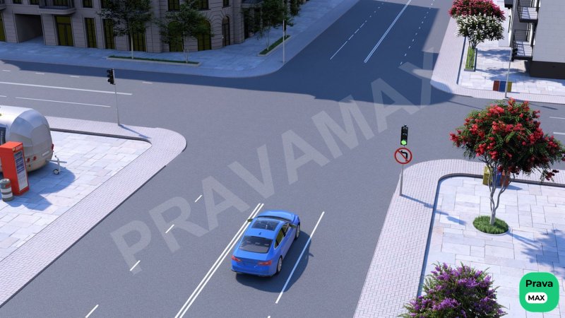 Ushbu transport vositasi qaysi yo‘nalishda harakatlanishiga ruxsat etiladi?