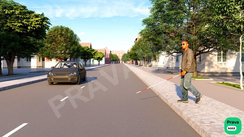 Haydovchi oq hassa bilan ishora berayotgan ko‘zi ojiz piyodalarni o‘tkazib yuborishi kerakmi?