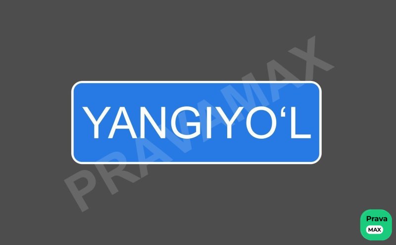 Bunday yo'l belgisi bilan belgilangan yo'l qismlarida ruxsat etilgan to'la vazni 3,5 tonnadan ortiq bo'lgan yuk avtomob…