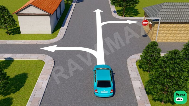 Qaysi yo‘nalishda harakatlanishga ruxsat etiladi?