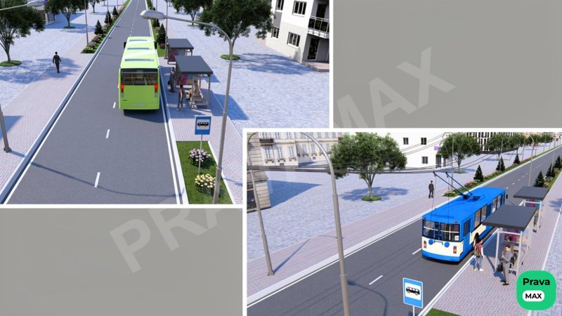 Piyodalar to‘xtab turgan avtobus va trolleybusning qaysi tomonidan yo‘lni kesib o‘tishlari kerak?