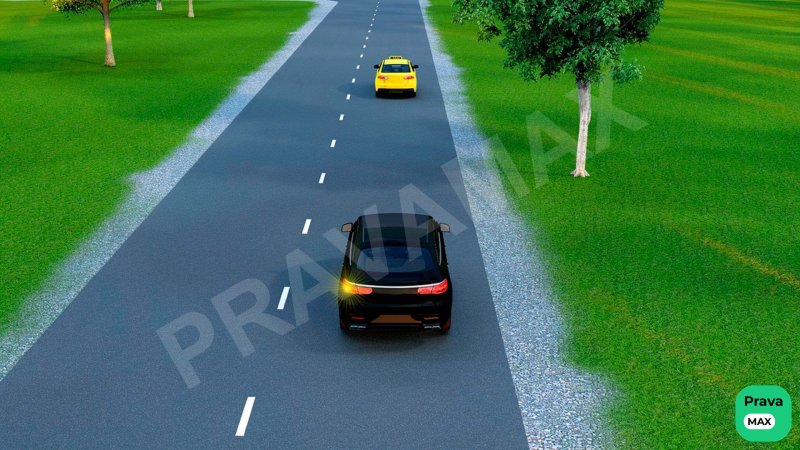 Kunning yorug‘ vaqtida aholi punktlaridan tashqarida quvib o‘tilayotgan transport vositasi haydovchisining e'tiborini q…