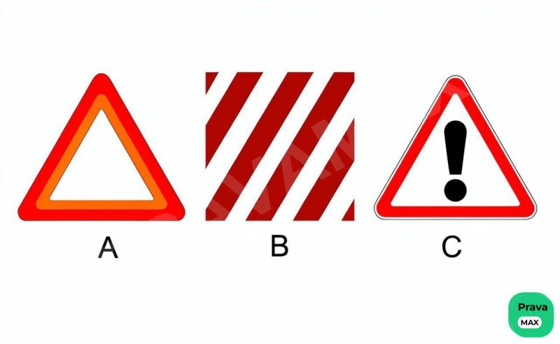 Quyidagi belgilardan qaysi biri haydovchini boshqa xavf-xatarlar to‘g‘risida ogohlantiradi?