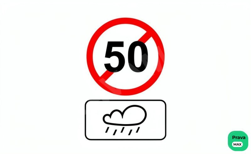 Qanday hollarda sizga 50 km/s dan yuqori tezlikda harakatlanish taqiqlangan?