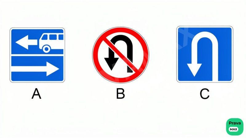 Qaysi yo‘l belgilari yo‘nalishsiz transport vositalariga chapga burilishni taqiqlaydi?