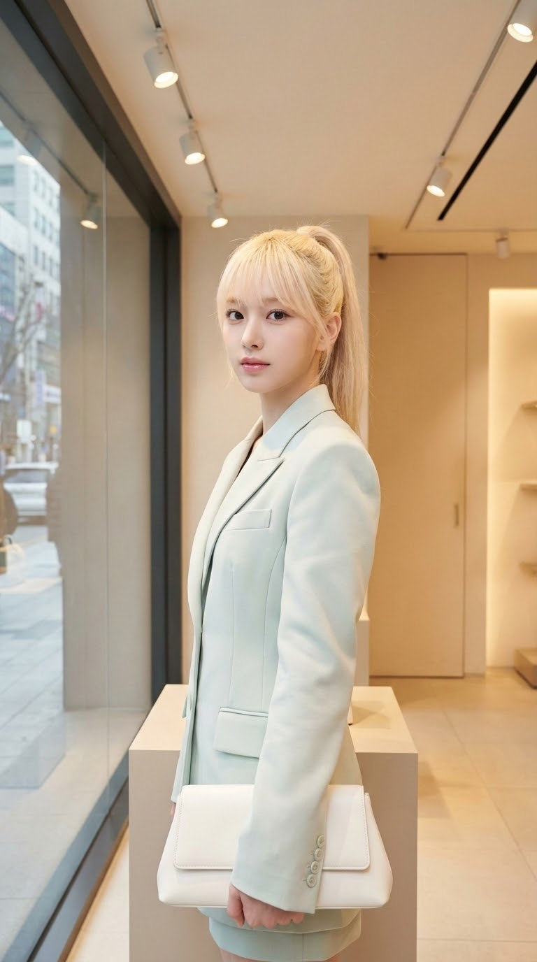 Крупный план лица: японская гравюра портрет айдол эстетика