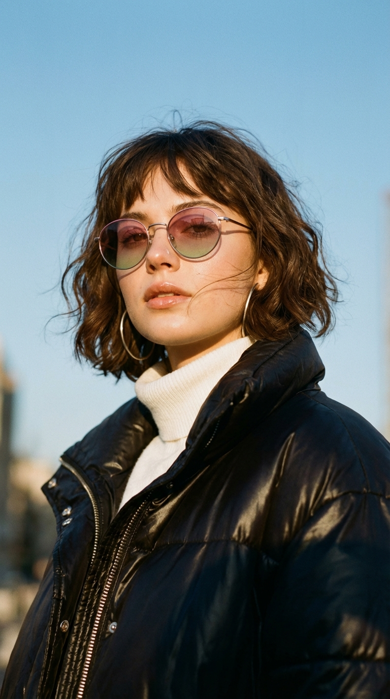 Крупный план лица Vogue портрет в студии реалистичный