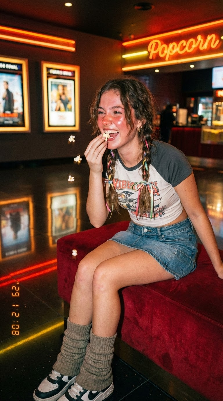 красный бархатный диван ночное лобби кинотеатра кадр