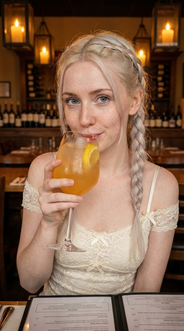 крупный план лица платиновый блонд волос интимный портрет девушки