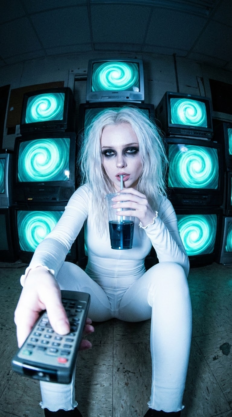 Пульт дистанционного управления киберпанк кадр готика