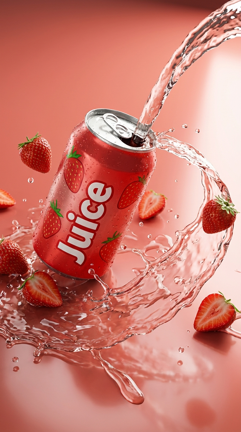 Ультрареалистичная съемка напитка кинематографическая реклама