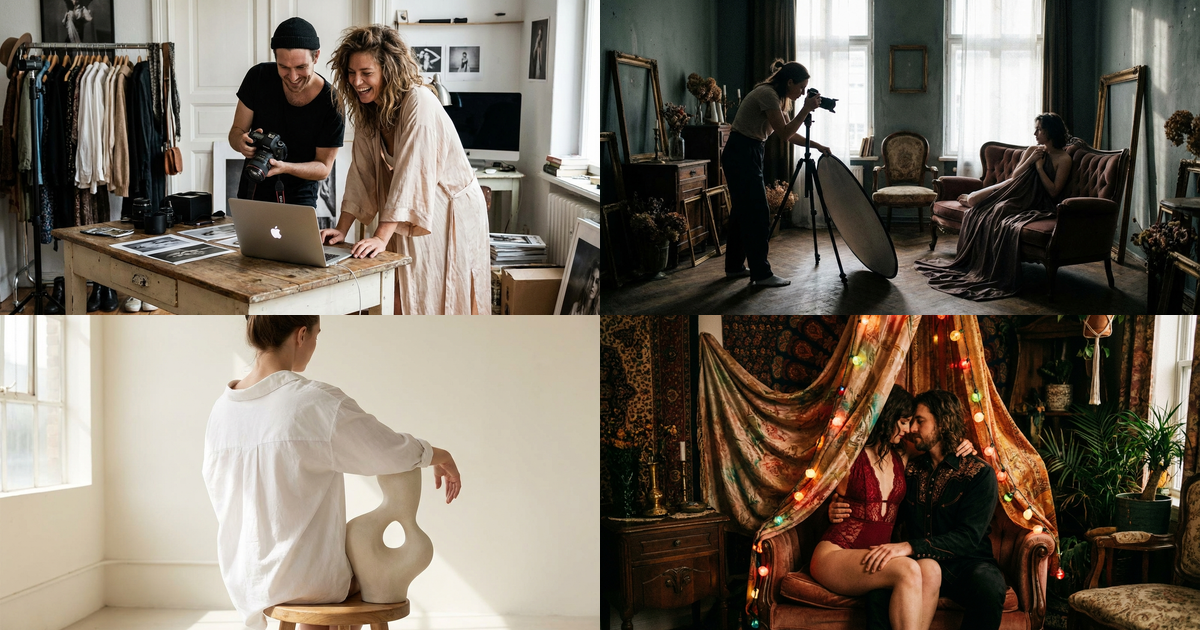 Чувственные и гламурные портреты без откровенности: промпты для Nano Banana Pro