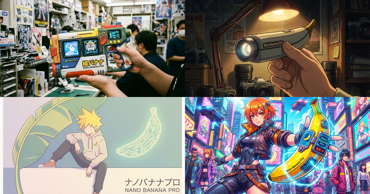 Промпты Nano Banana Pro для создания изображений в аниме-стиле
