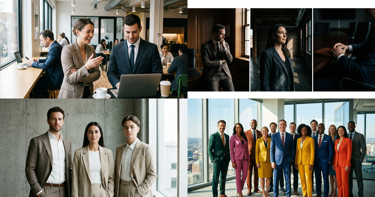 Промпты Nano Banana Pro для деловых портретов и стилизованных бизнес-сессий