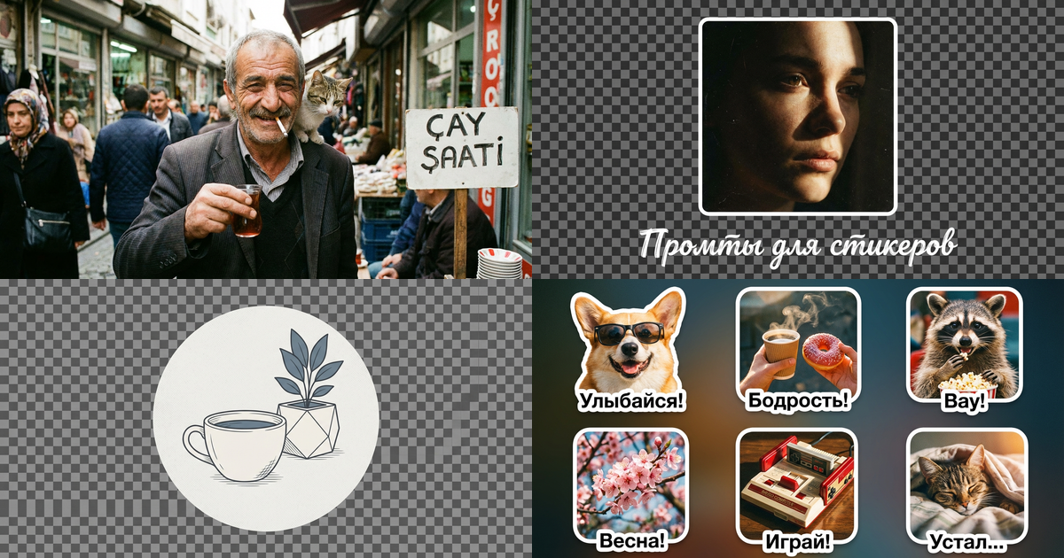 Промты Nano Banana Pro для создания уникальных стикеров Telegram: идеи и примеры