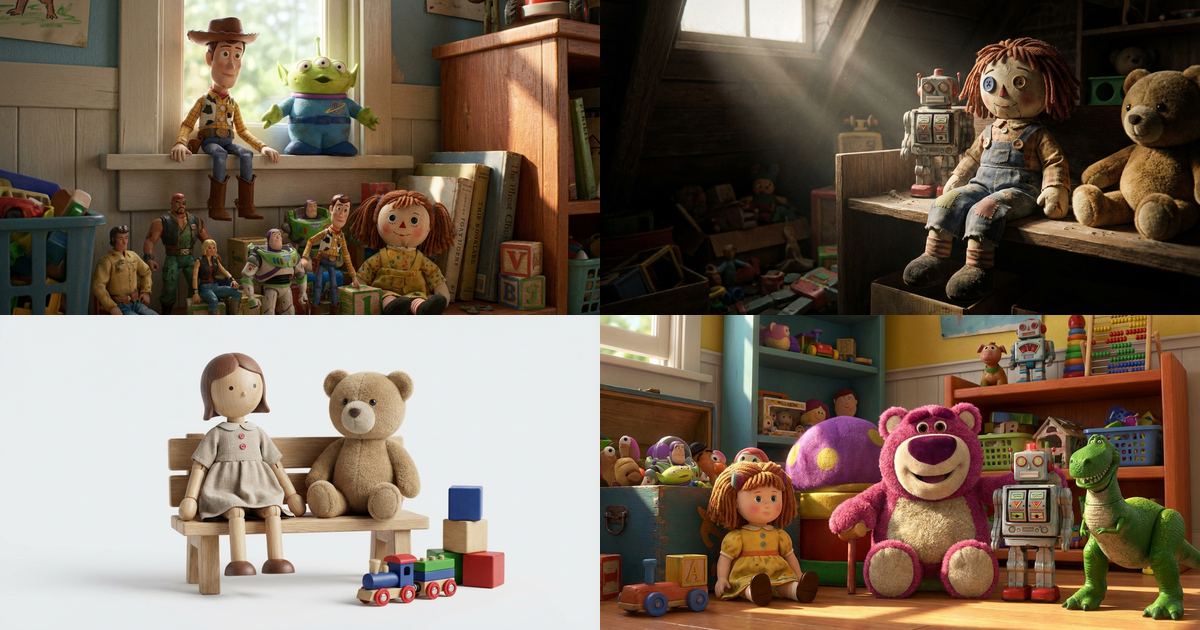 Создание игрушек и кукол в стиле Pixar: подборка промптов для Nano Banana Pro