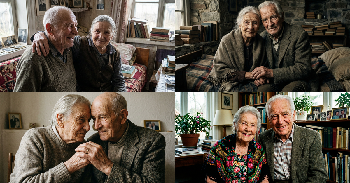 Реалистичные промпты для портретов бабушек и дедушек на Nano Banana Pro