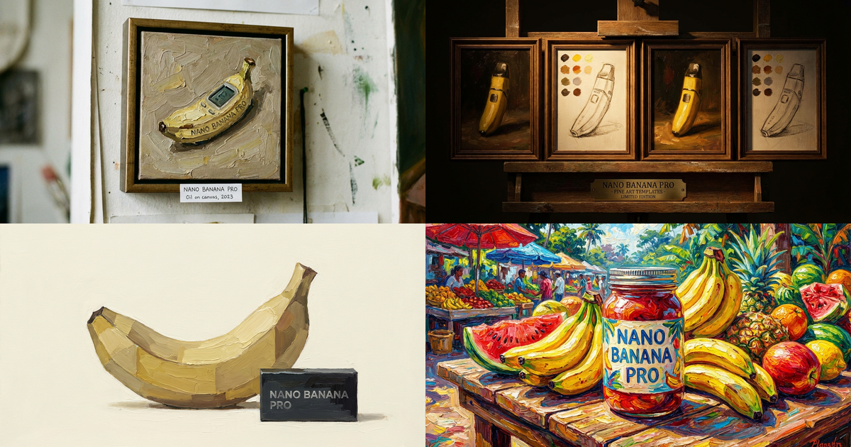 Промпты Nano Banana Pro для стиля масляной живописи: советы и примеры