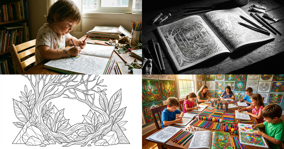 Промпты для детских раскрасок и дудлов в Nano Banana Pro