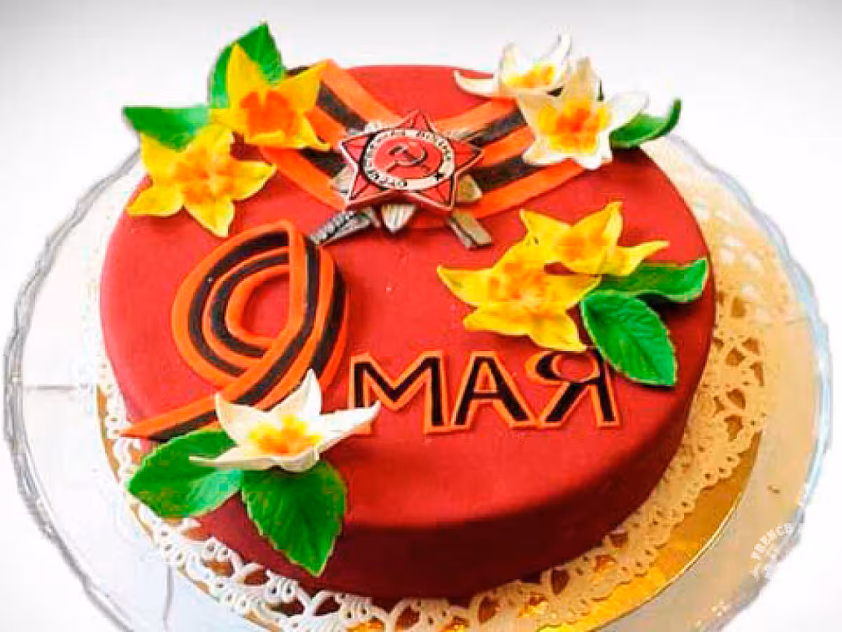 Торт на 9 мая