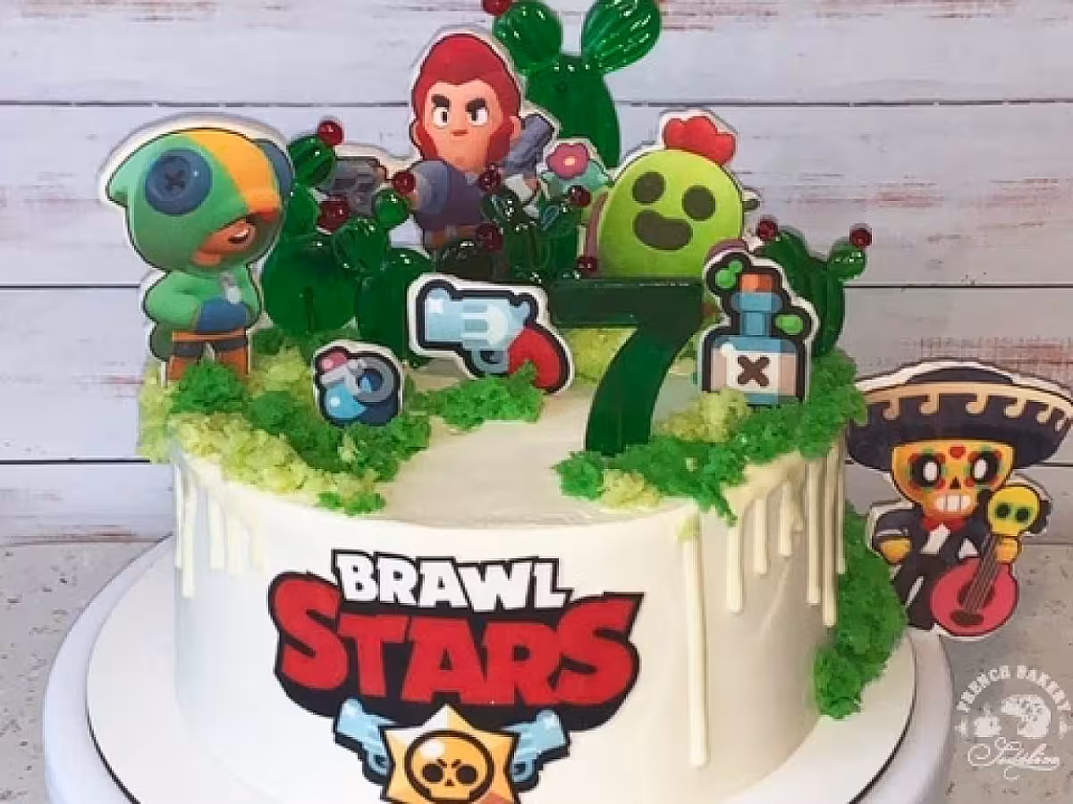 Торт «Браво Старс» (Brawl Stars)