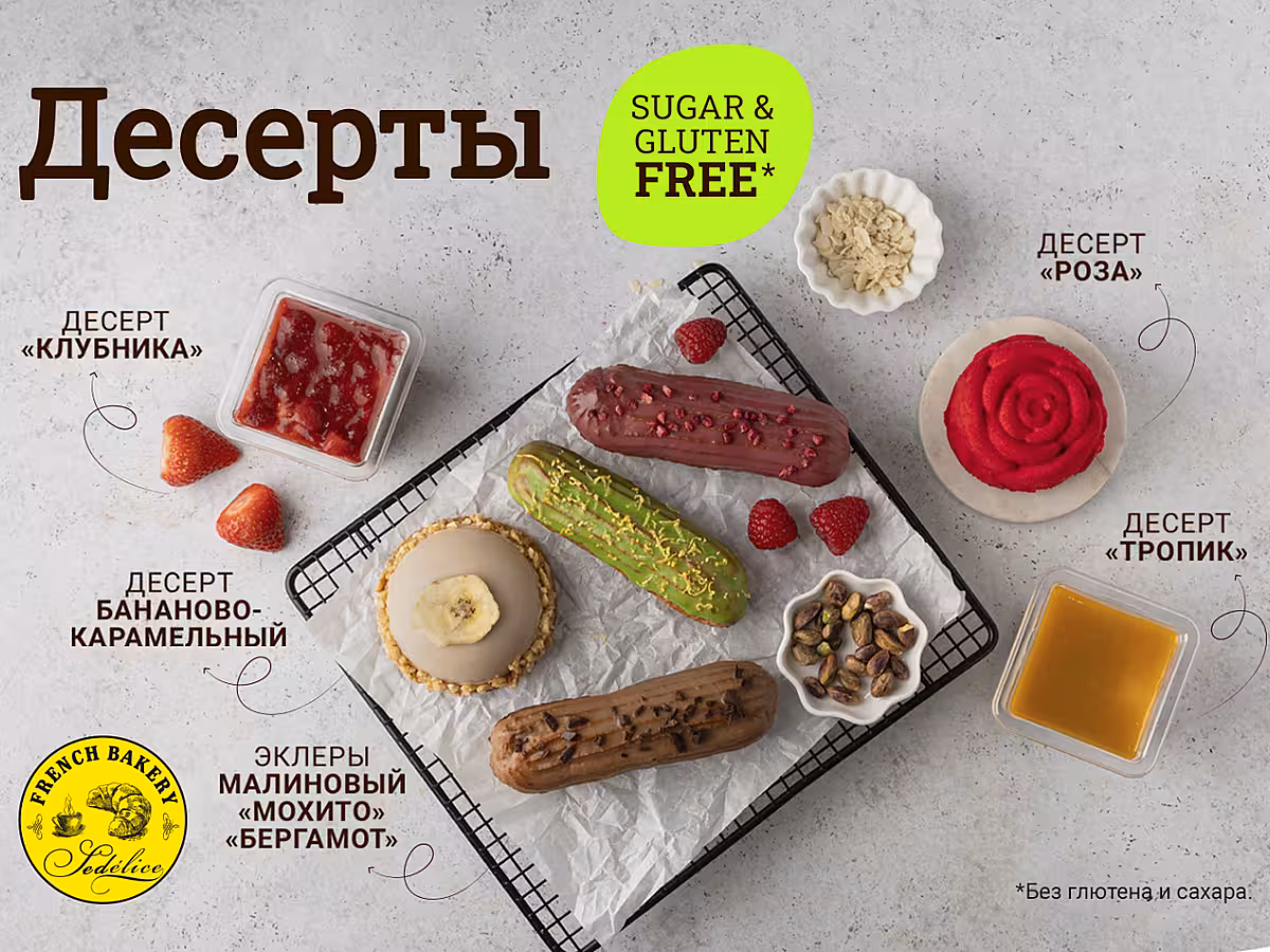 Десерты без сахара и глютена!