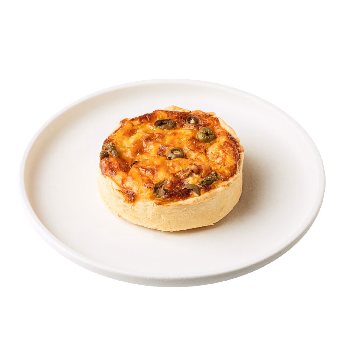 Киш с ветчиной и грибами