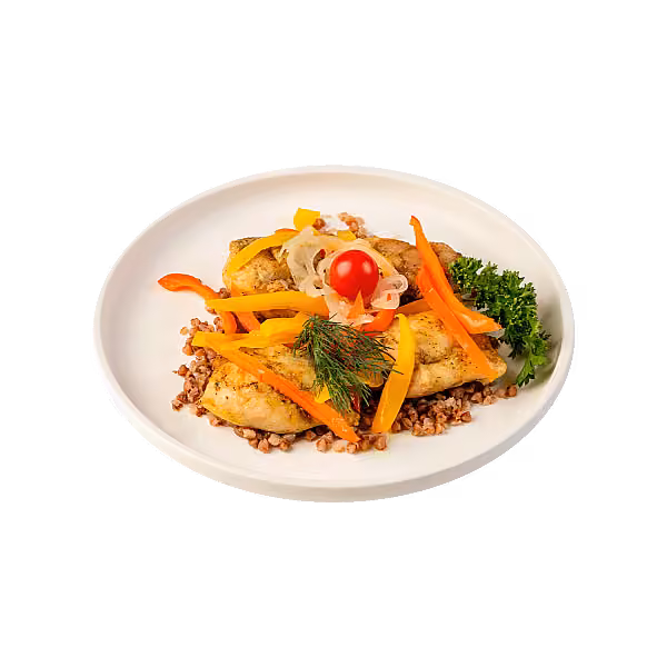 Чахохбили с гречкой и курицей
