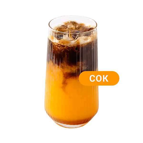 Холодный бамбл на соке