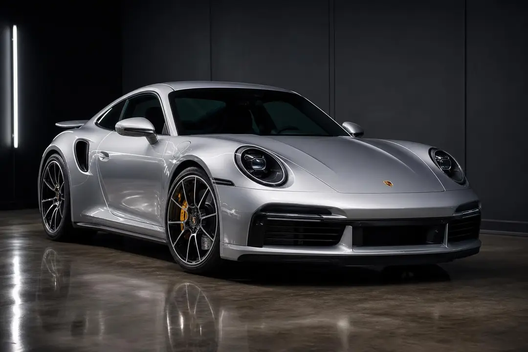 Porsche 911 Turbo S — Полная оклейка кузова · GT Silver