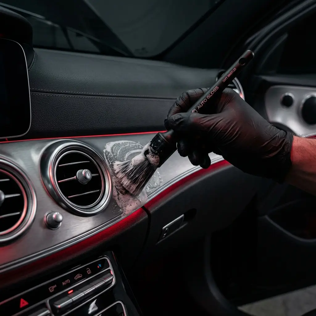 Чистка пластиковых и алюминиевых элементов — чистая поверхность
