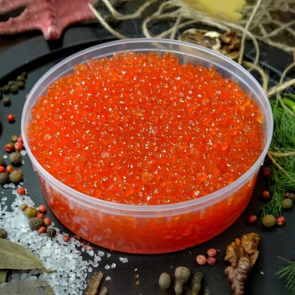 Икра в упаковке по 250 гр