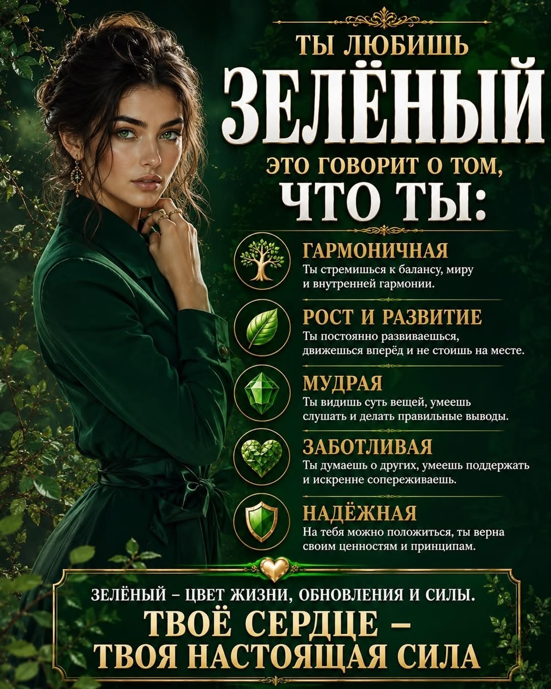 Ты любишь зеленый