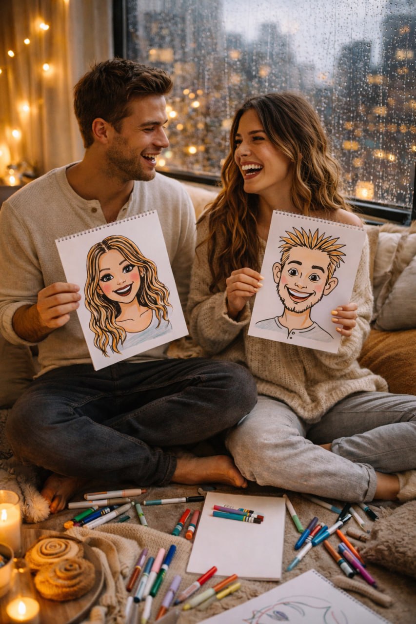 Creative indoor date