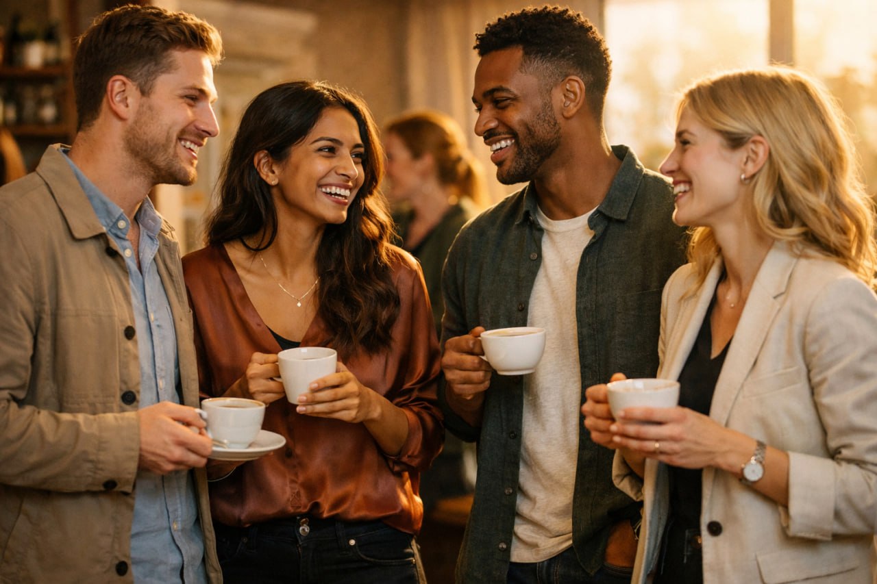 Transition from swiping to meaningful interaction