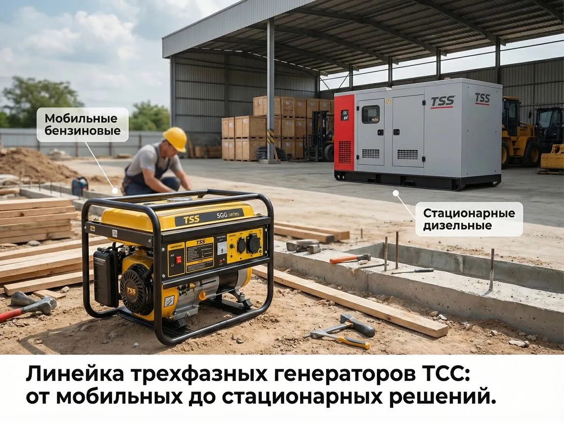 Линейка генераторов ТСС в рабочей среде.